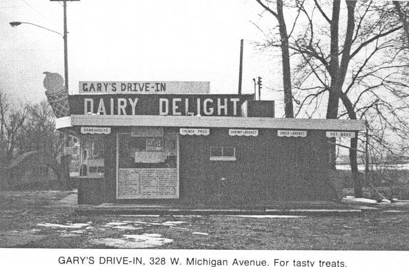 Frosty Joeys (Garys Drive-In) - 1972 Clinton High Year Book Ad